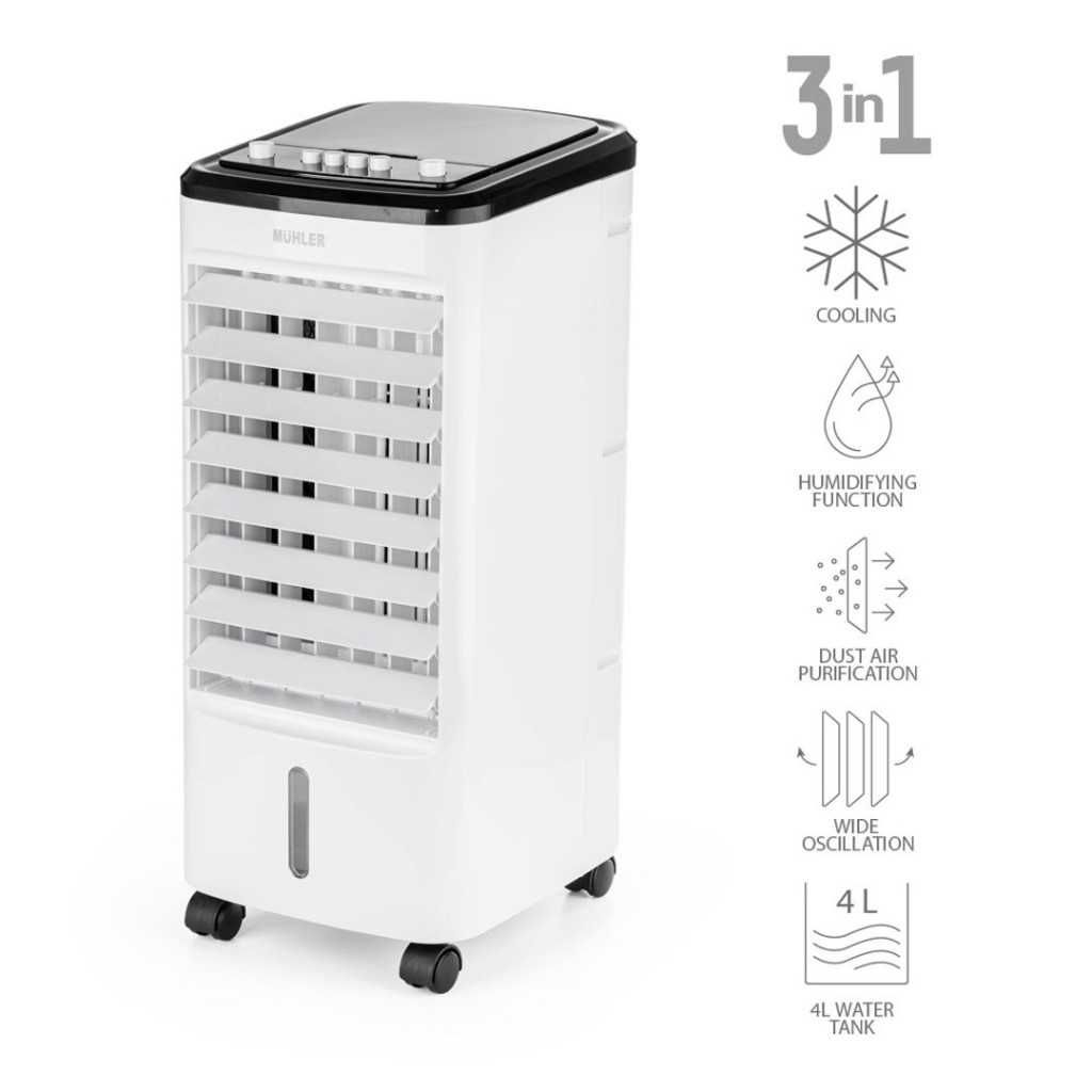 Мобилен охладител 3в1 Muhler MC-4014/4024, 65W, 4 л-ГАРАНЦИЯ-24М