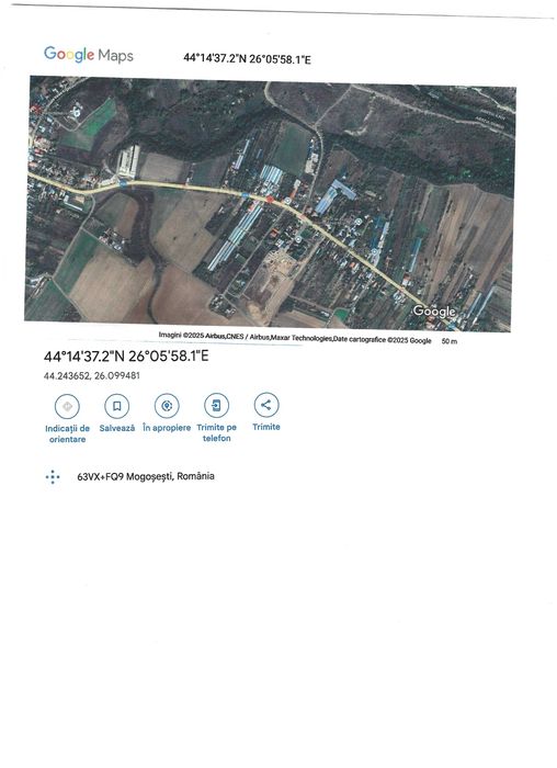 Varlaam , Adunatii Copaceni , Giurgiu - teren de la PROPRIETAR