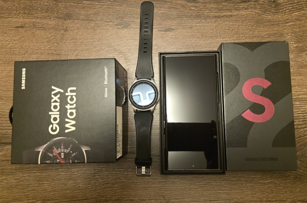 Samsung s22 ultra и galaxy Watch 3 45mm