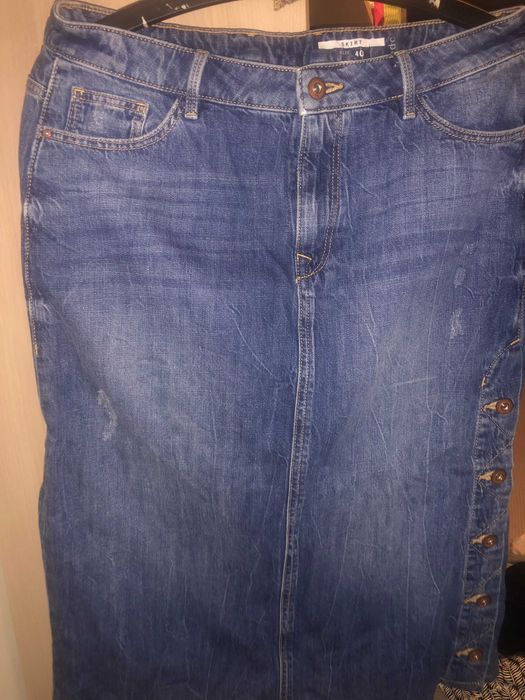 Fusta jeans EDC by Esprit, noua fara eticheta, mar. 40