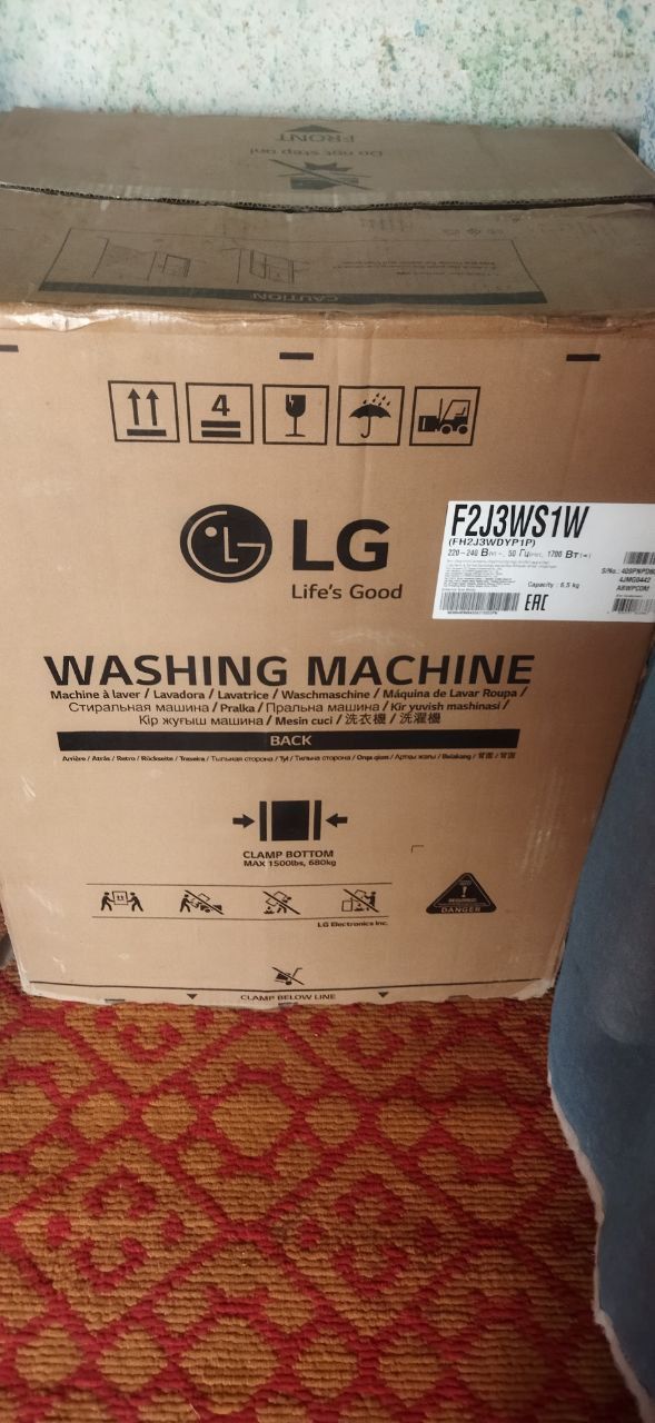 Кир ювиш машина LG 6.5 кг Янги