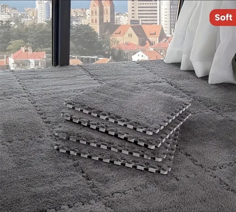 Плюшен килим тип пъзел