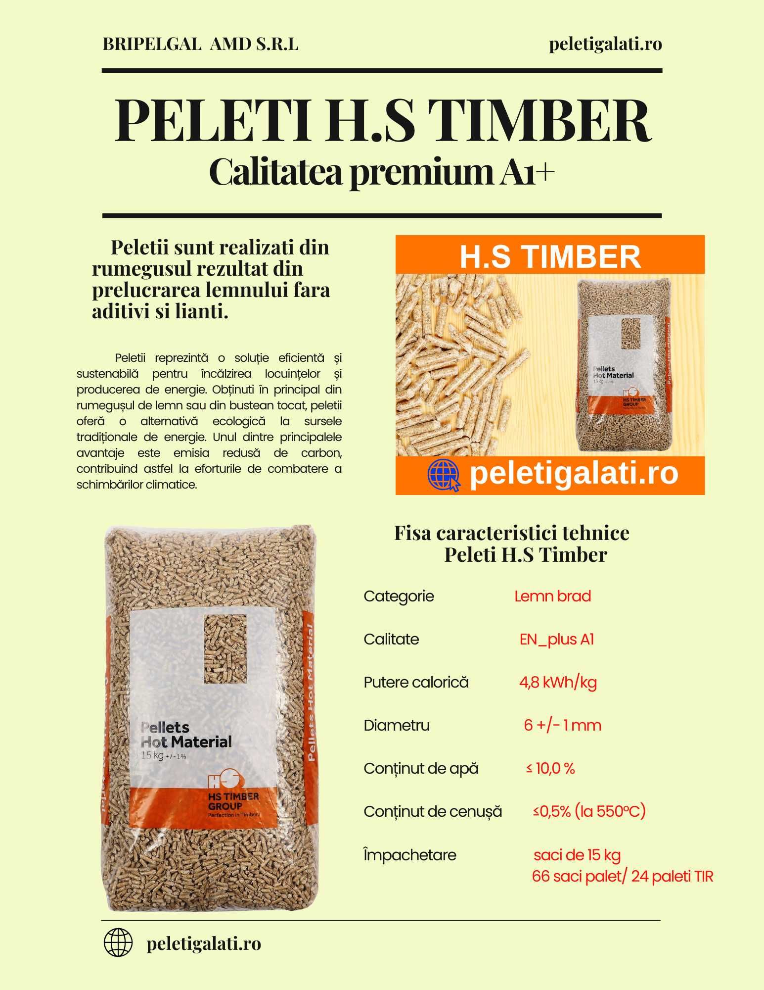 Peleti HS Timber Group ***GALATI***SENDRENI