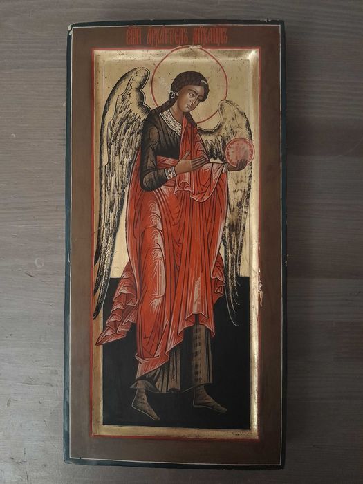 Ръчно рисувана икона "Св. архангел Михаил"