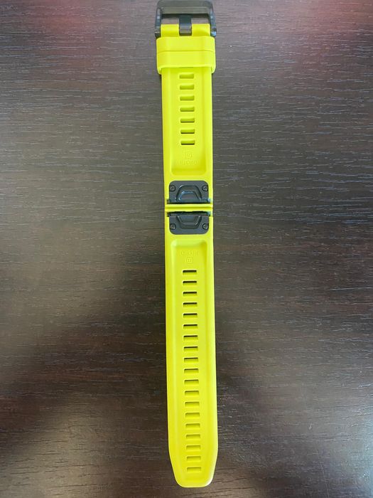 Curea silicon Garmin Quickfit 22 Galben Fluo noua (originala)