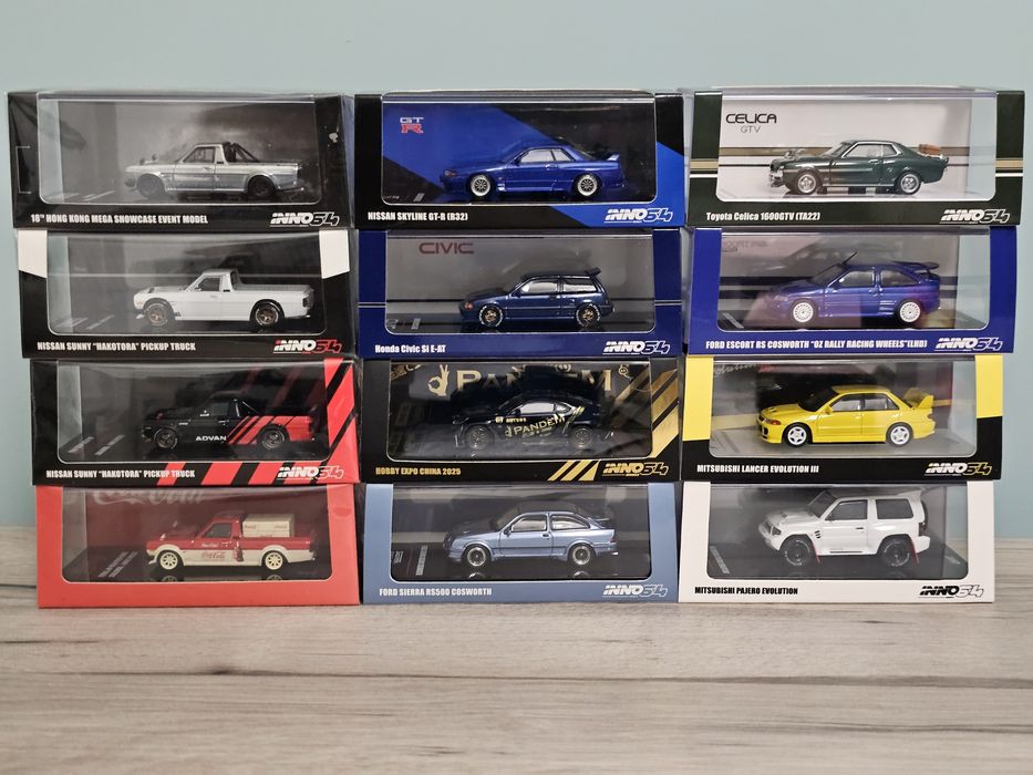 Inno64, Tarmac, Ignition, Fuelme, PGM, Suhe, Micro Turbo 1/64