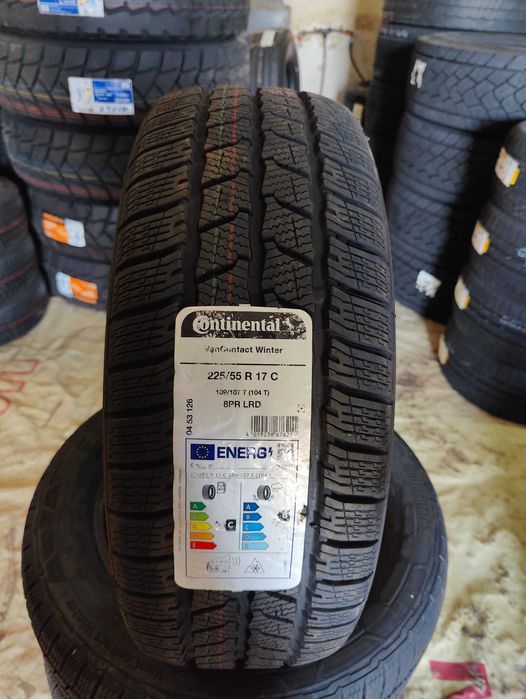 4 Нови бусови зимни гуми 225/55R17C Continental VanWinter 109T DOT1825