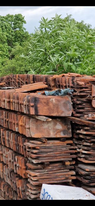 Tigla ceramica natur cu 1 taietura