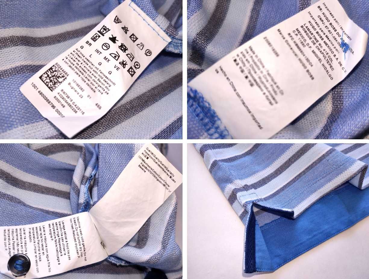 Hugo Boss Cotton Polo Shirt 2 бр. - L и М - оригинални мъжки тениски