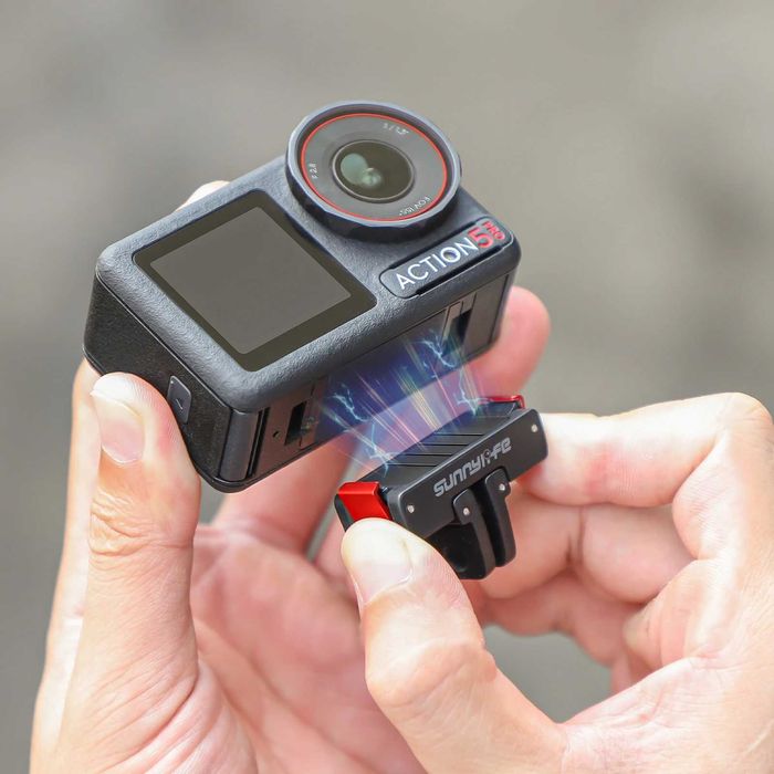Adaptor quick release magnetic camere actiune DJI Osmo 3 4 5 Pro