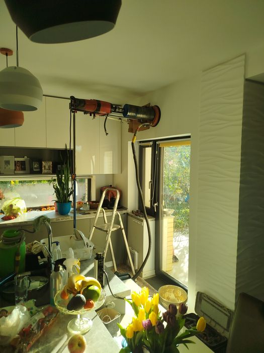 Gaură CAROTĂ CENTRALA Hotă  Aierisire carotare umed+ uscată