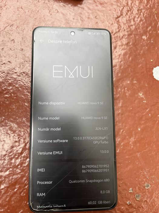 Vand teleofn HUAWEI nova 9SE