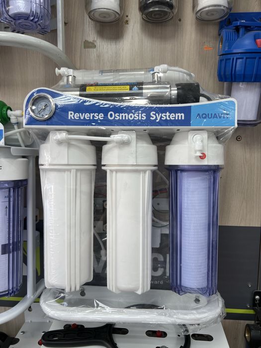 Фильтр с обратным осмосом AQUAVIT UV-7х (100GPD - 370 л/сут)