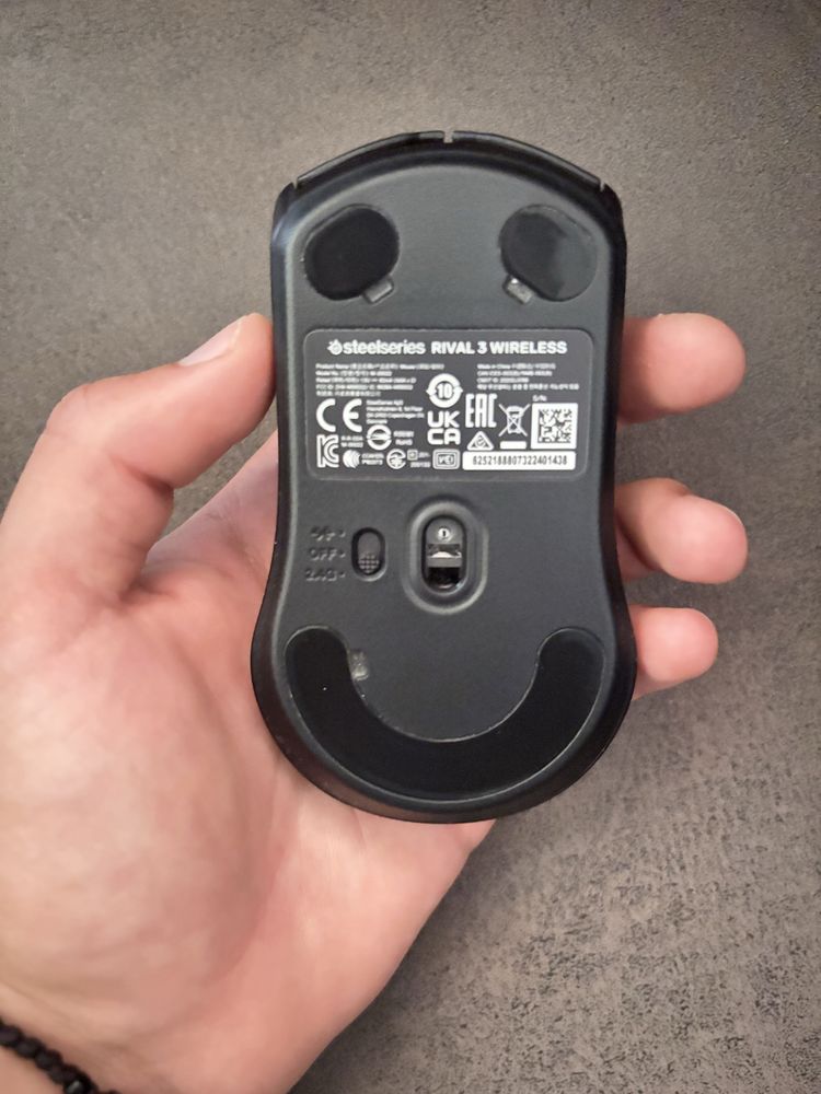 Мишка Steelseries rival 3 wireless