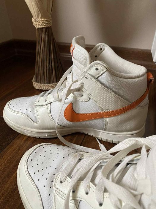 Nike Air Force Dunk High Orange- дамски