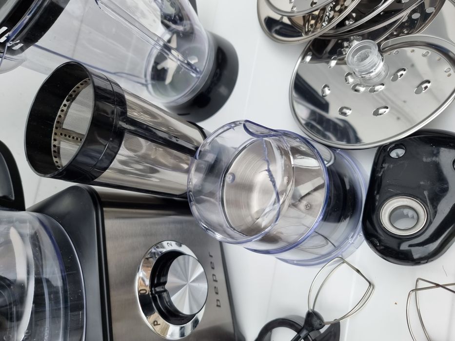 Robot de bucatarie Beper BP.500 ALL IN ONE, 600W, 1,2L, Corp din otel,