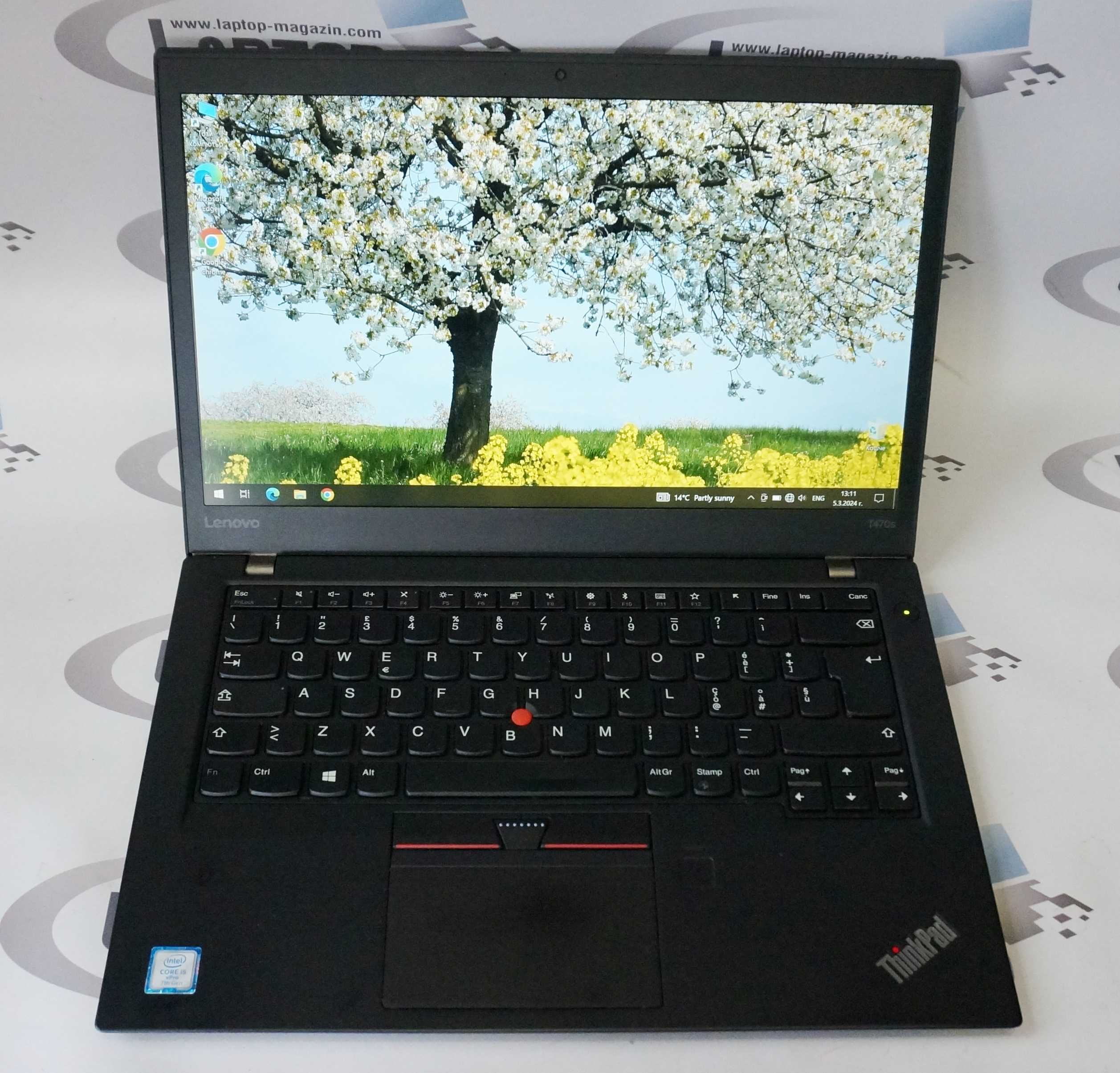 Lenovo ThinkPad Т470S(Core i5-7gen./Ips/512Nvme) като нов,с гаранция