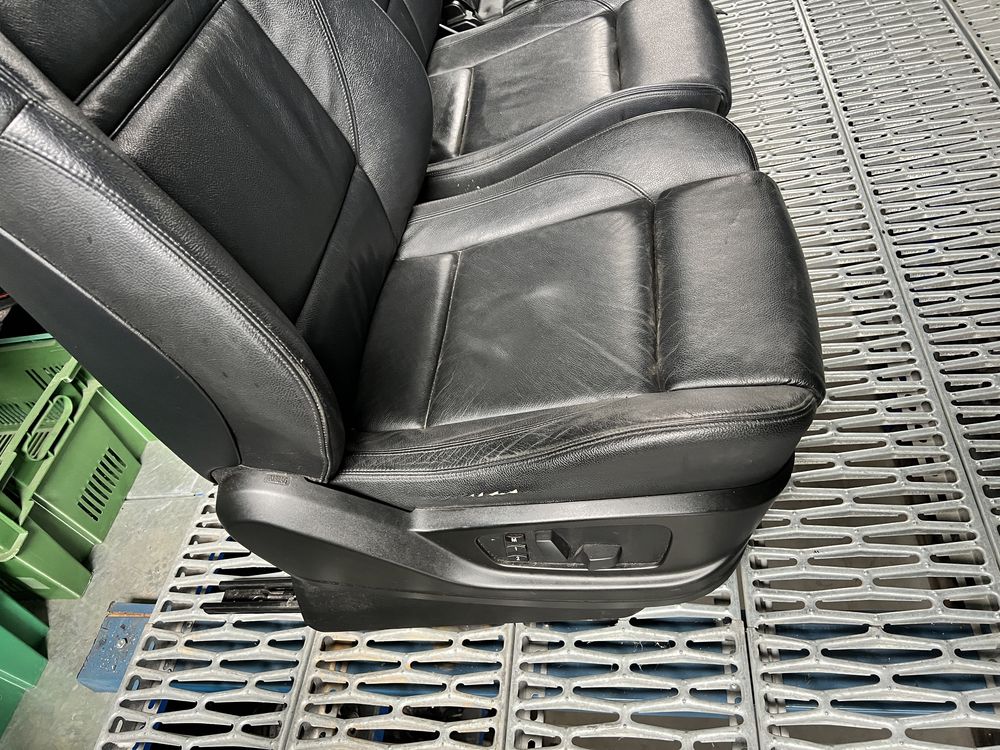 Interior piele negru recaro x5 e70 lci 7 locuri incalzire fata spate
