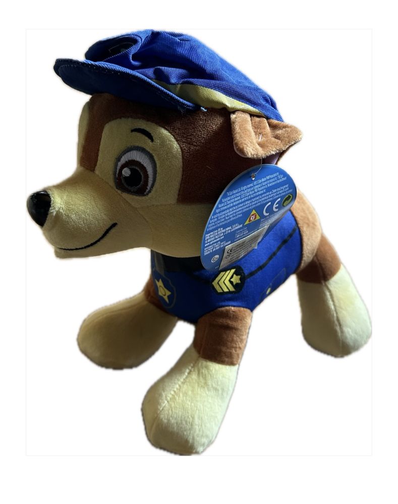 Jucarie de plus, Paw Patrol, Chase, 35 cm, NOU