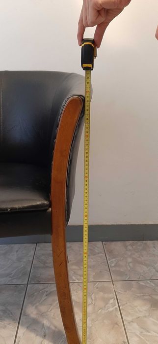 Scaun pilele vinilin - aspect vintage, foarte comod