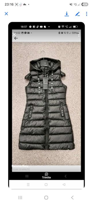 Vesta dama noua cu eticheta