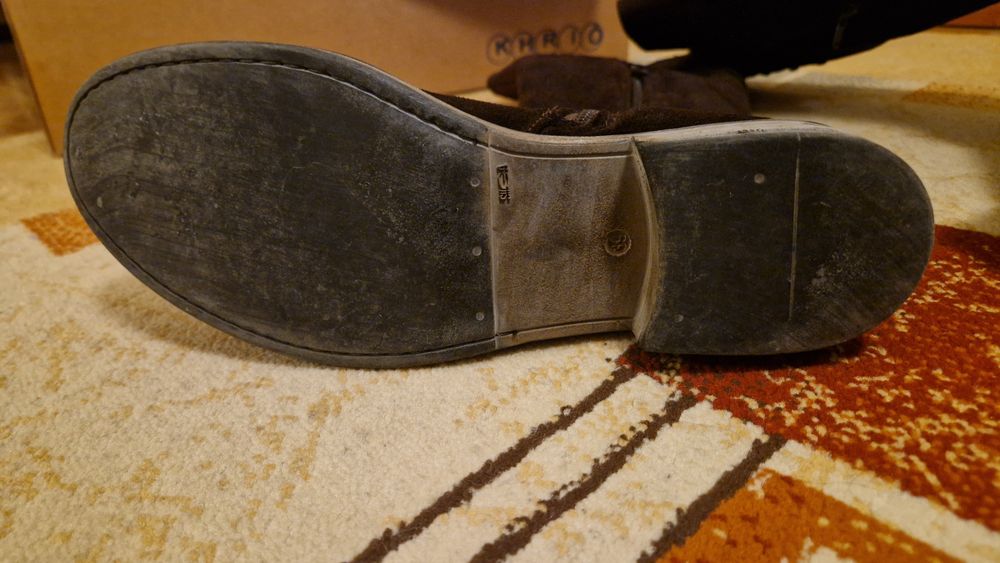 Кафяви Кожени Ботуши