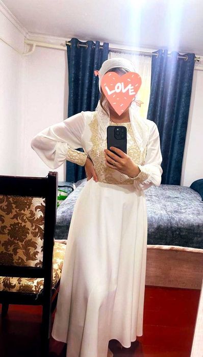 Белое Свадебное  Платье