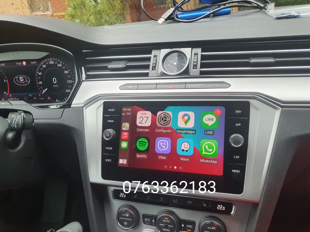 Carplay Android Auto Audi Vw Skoda Actualizare Harti 2023/2024