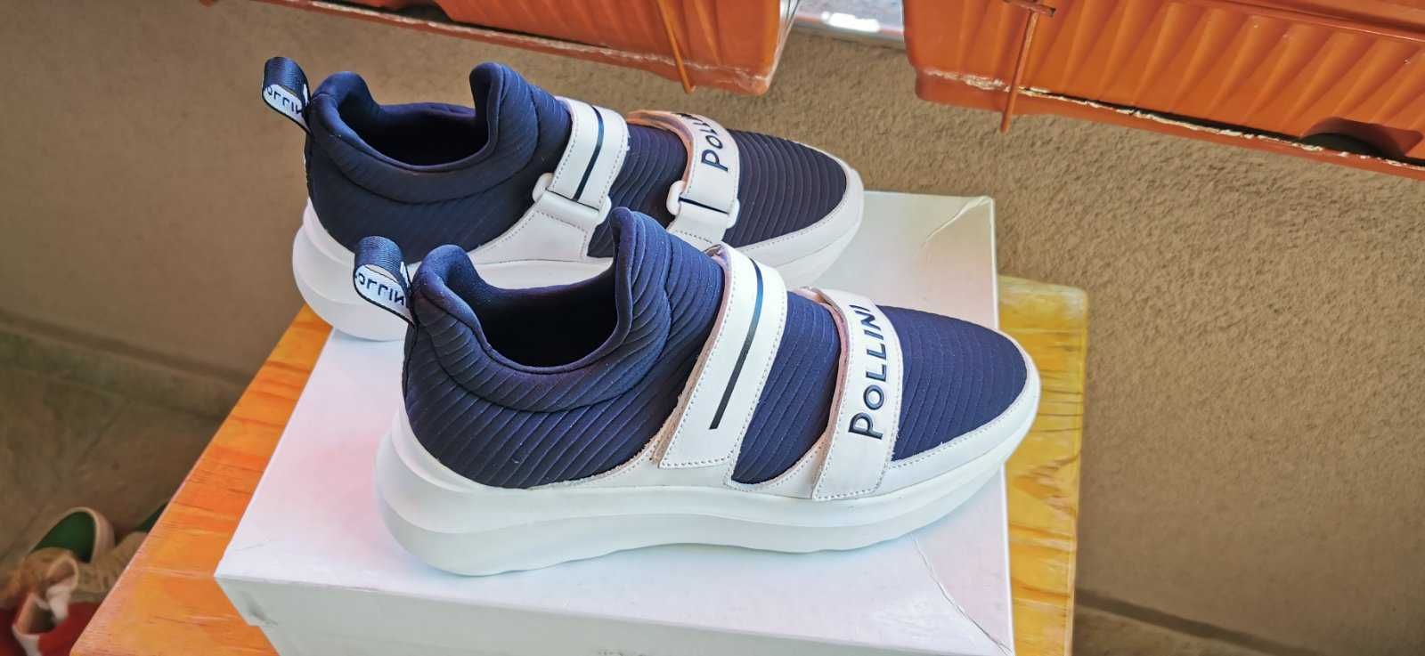 Оригинални маркови дамски маратонки / сникърси POLLINI - 38 номер