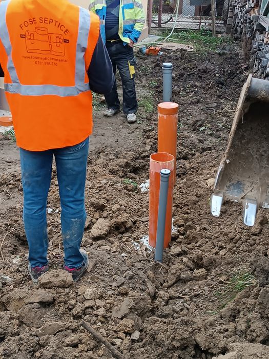 Fose Septice,montaj si întreținere,Miniexcavator,Nisip,Pietris