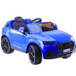 Mașinuță electrică Audi Q7 copii, albă, 12V, 2x45W, telecomandă 2.4G