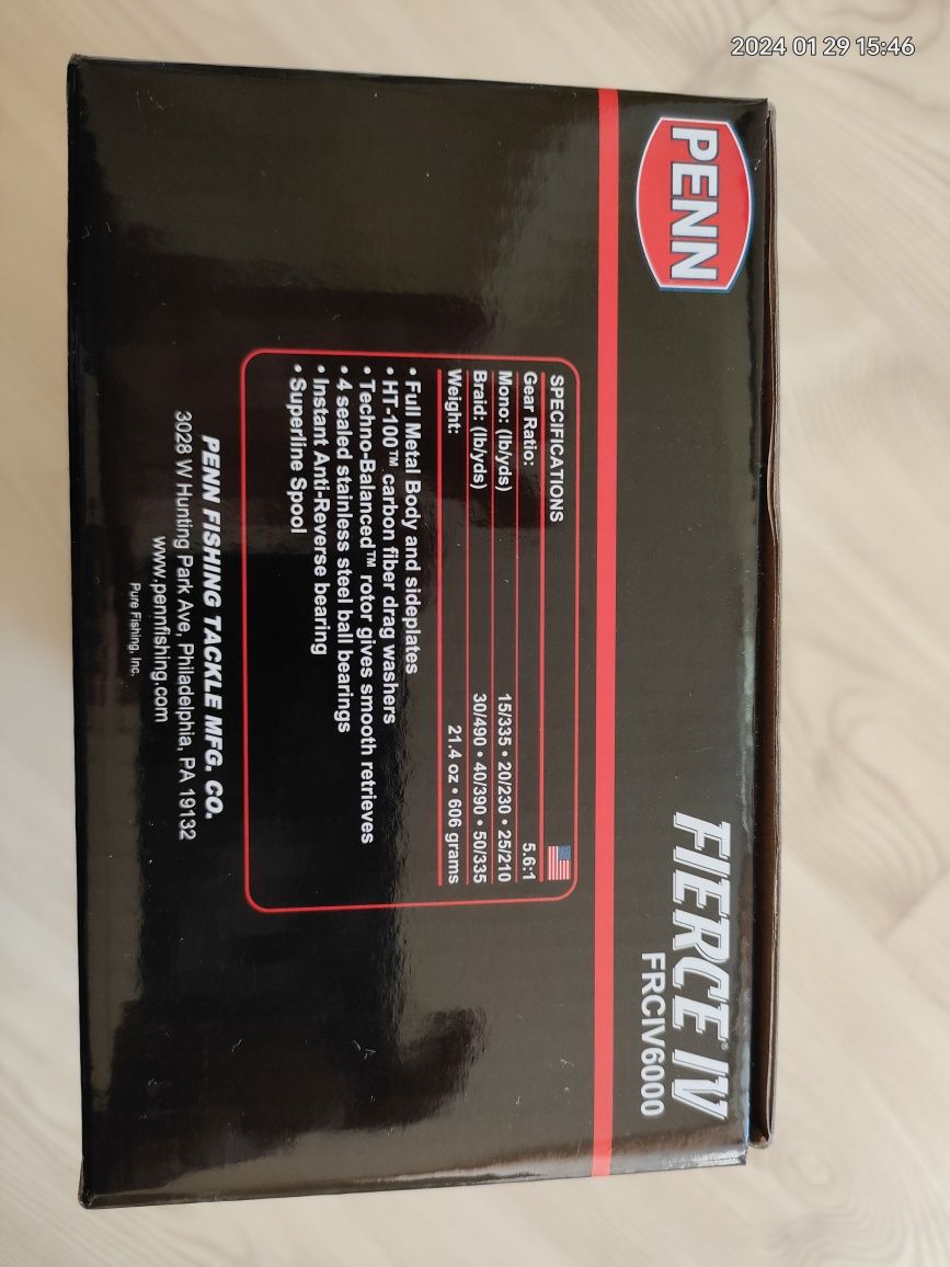 2 бр. Penn Fierce IV 6000