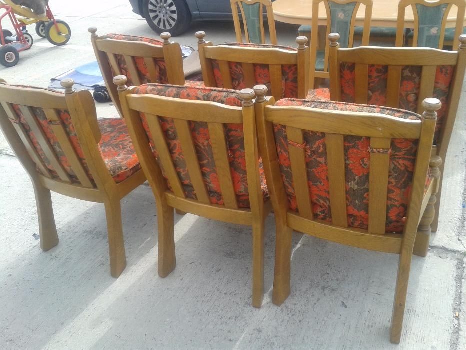 6 Scaune lemn masiv Germania