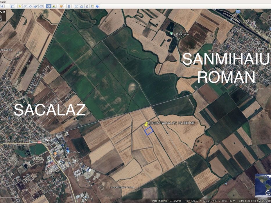 Teren extravilan agricol 15.000 mp Sacalaz