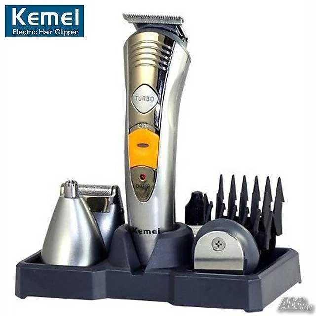 Машинка за подстригване Kemei - 7 функции акумулаторна