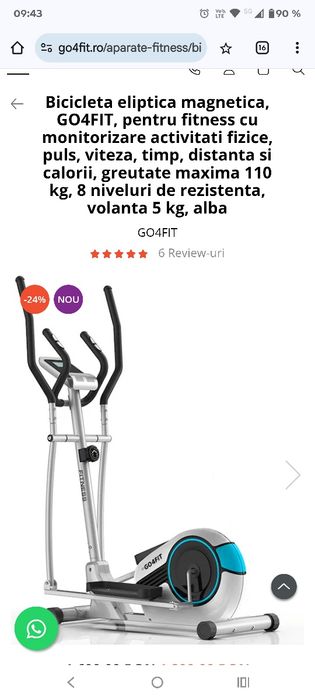 Aparat fitness nou