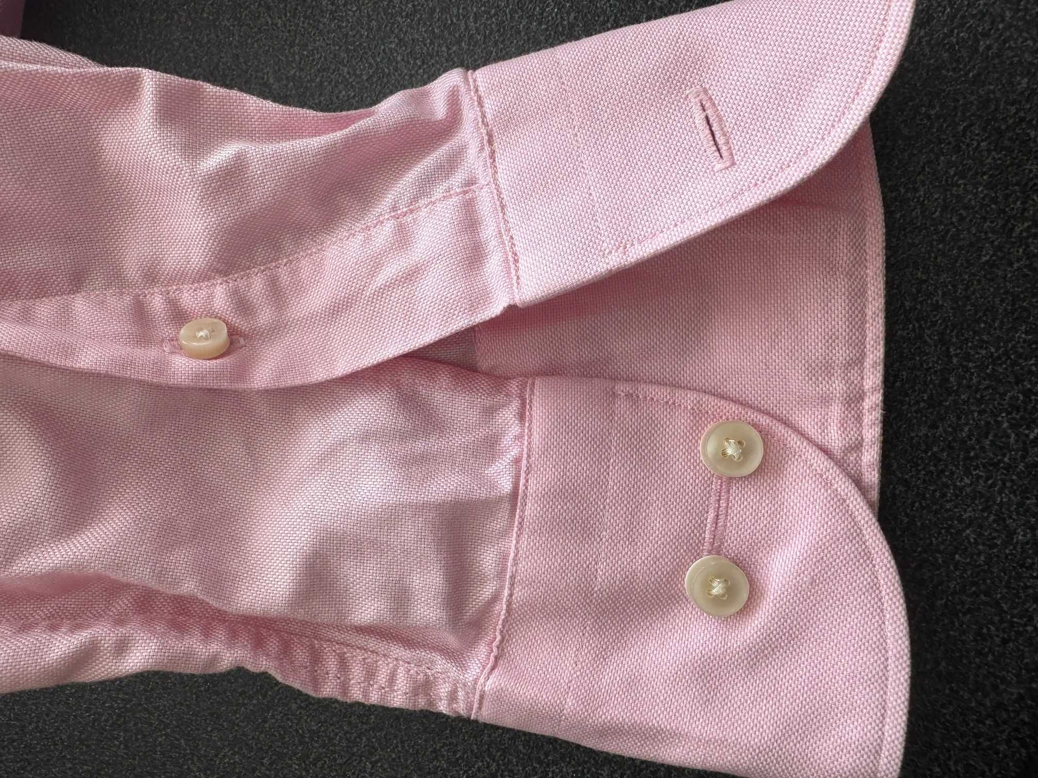 Camasa costum roz Tommy Hilfiger masura 41 (M-L)