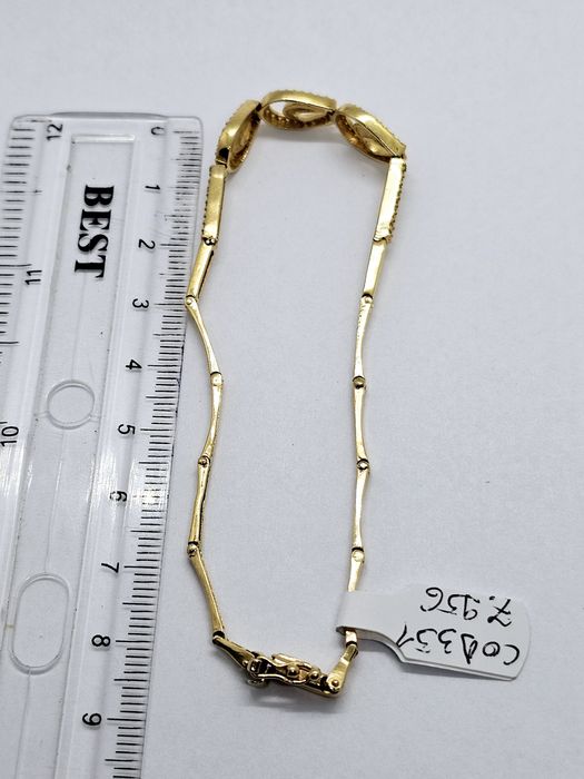 Vand bratara din aur 18 k 7.95 g cod 351