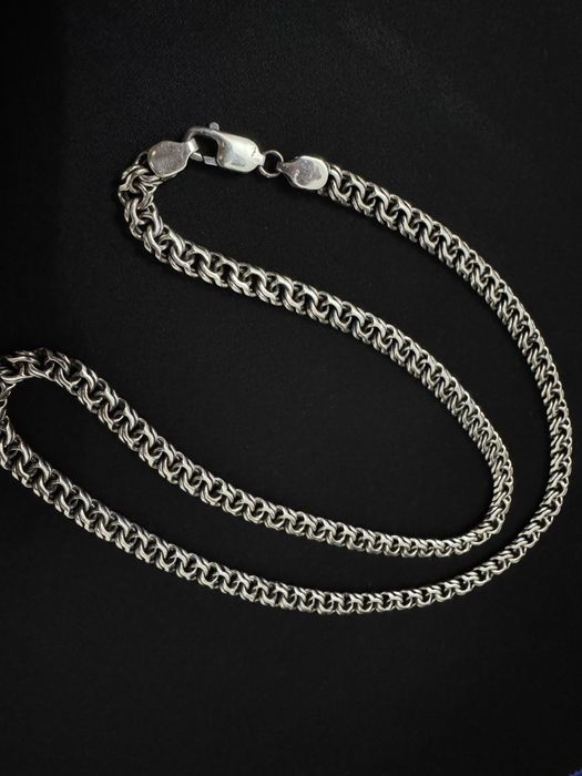 Мужская серебряная цепочка