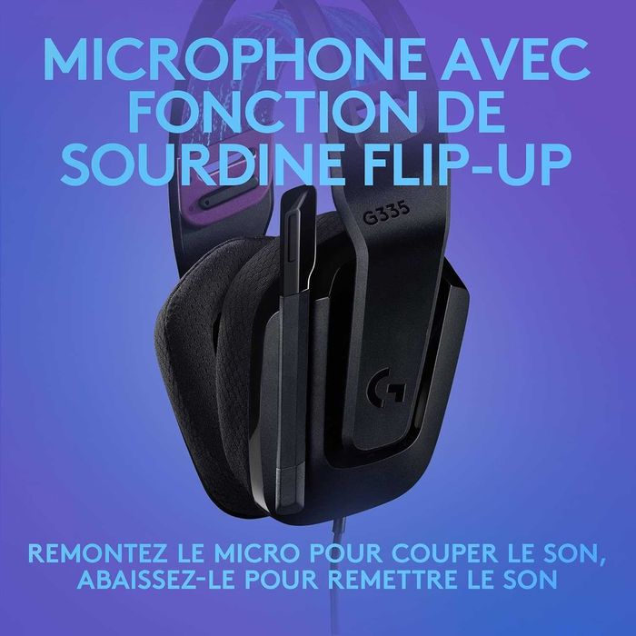 ПРОМО Нови Гейминг Безжични Bluetooth Слушалки Logitech - G335, Черни