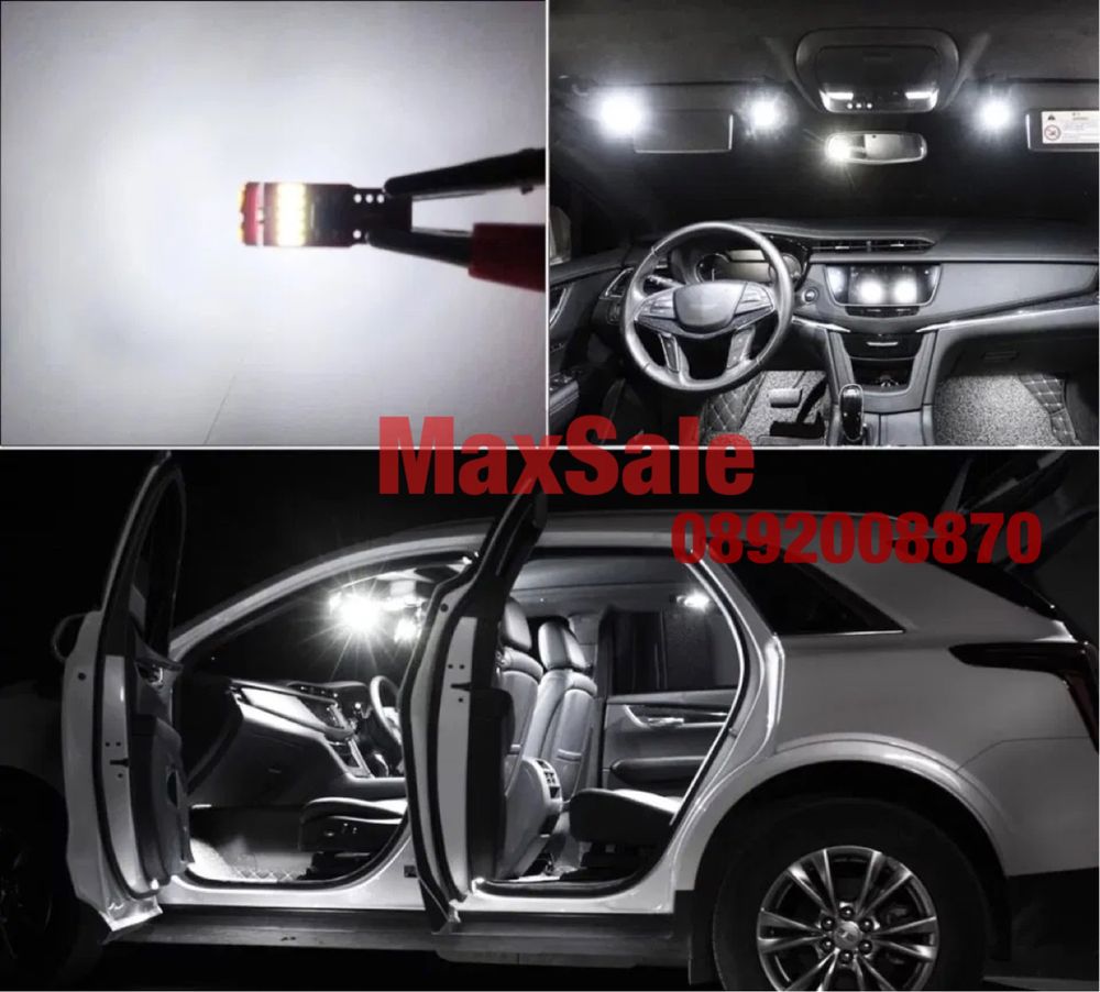 СЕТ LED крушки плафони VW Passat падат cc b4 b5 b6 b7 b8 xenon