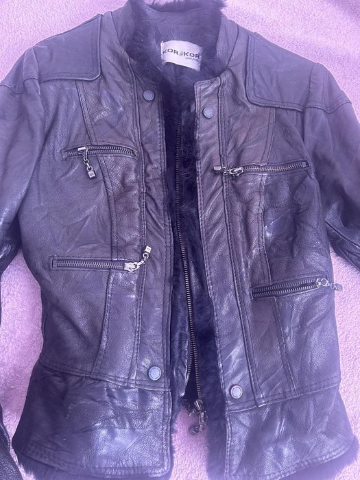Кожено женско яке