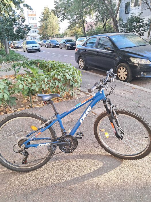 Bicicleta Copii Dhs Terrana 2423 - 24 Inch, Albastru
