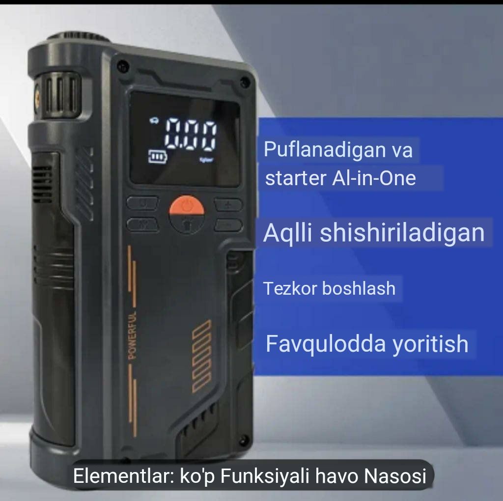 Elektron akumlator zaradlovchi 3 tasi birda