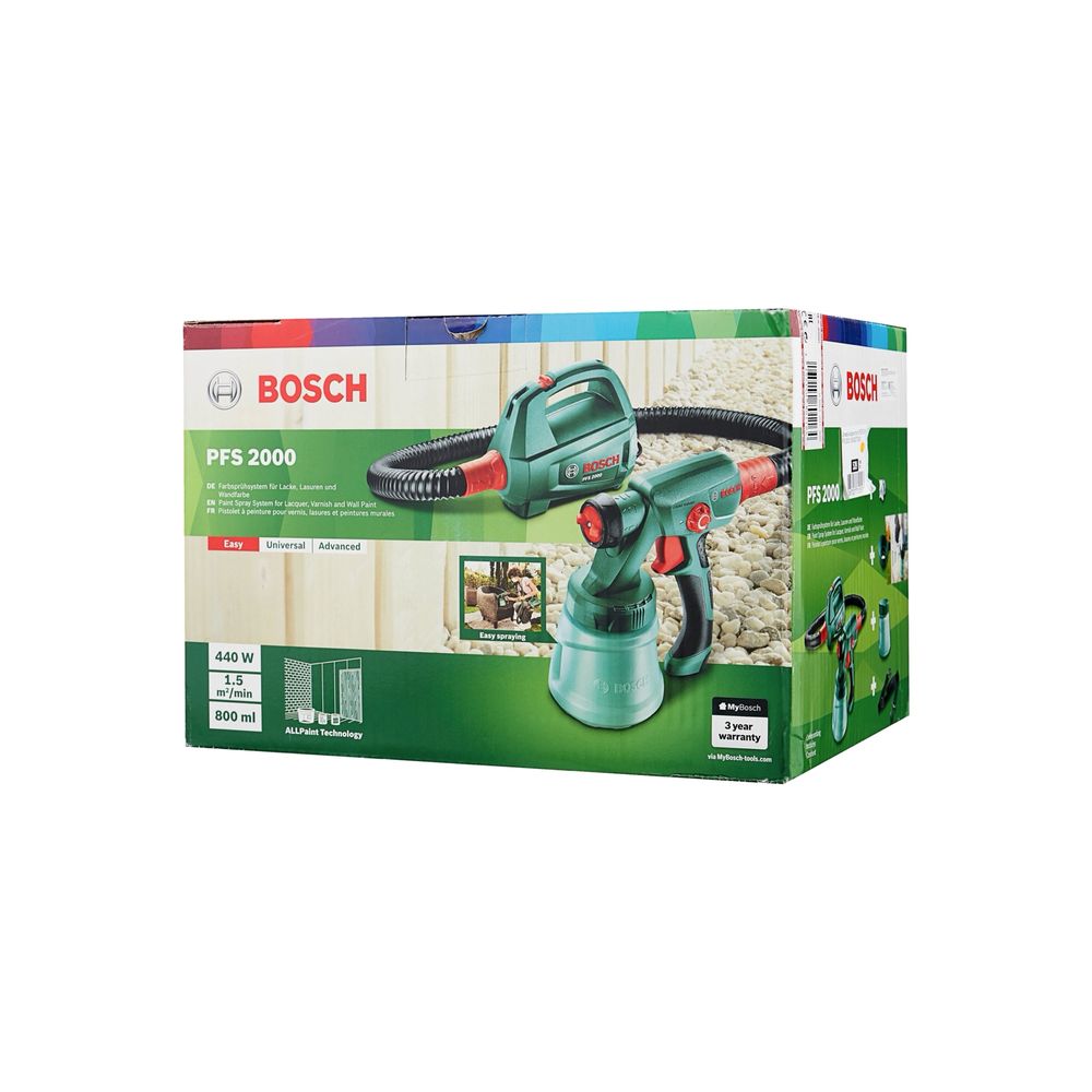 Краскопульт Bosch PFS 2000 (краскапульт, краска, лак)