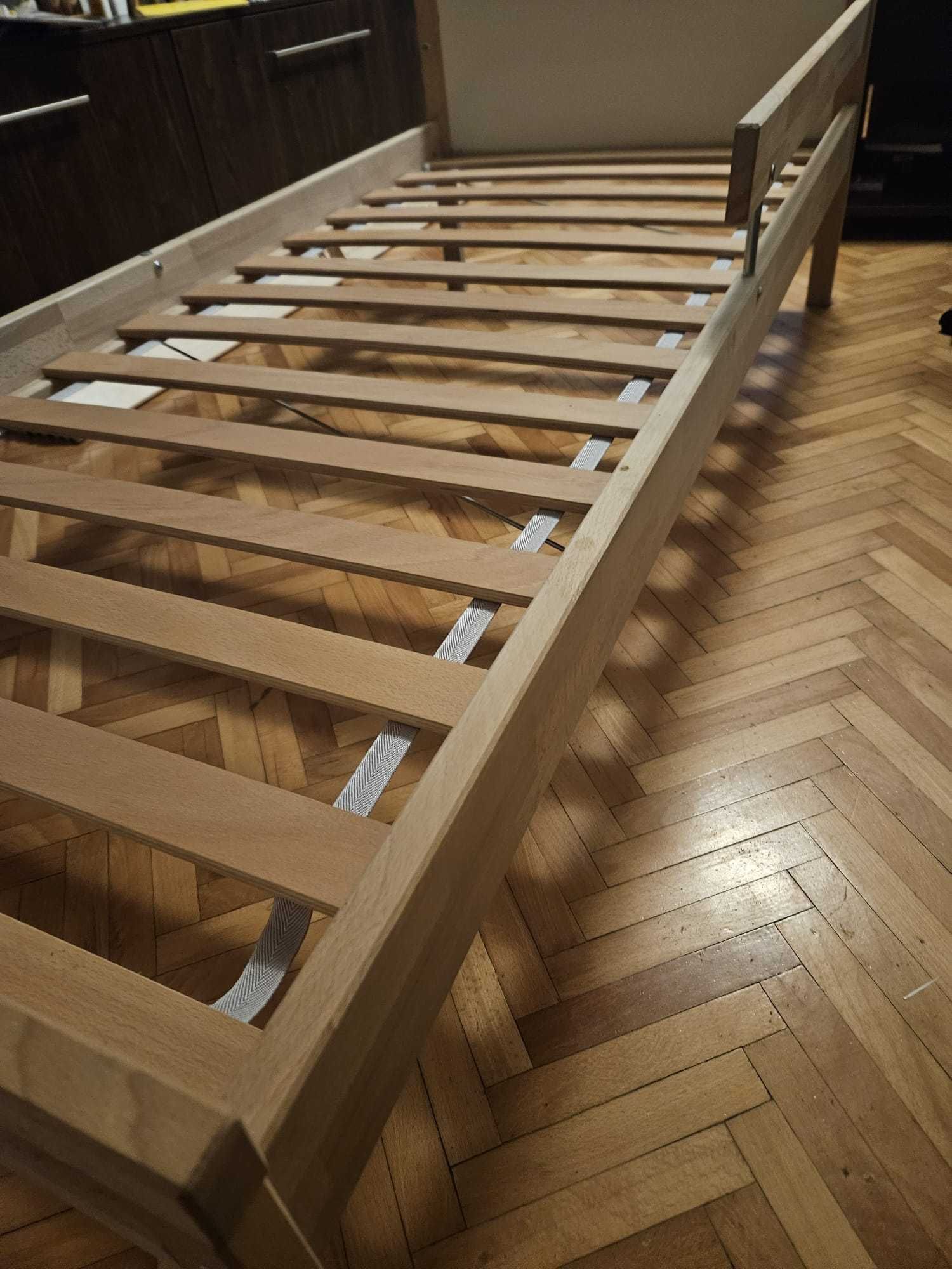 Cadru pat+somieră Copii, fag, 70x160 cm + Saltea