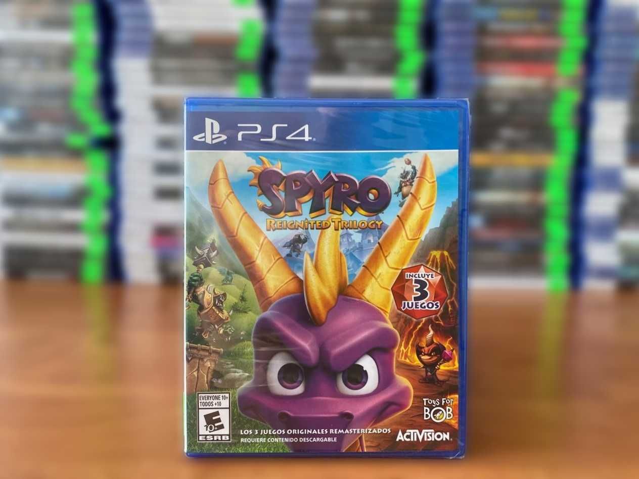 НОВЫЙ Spyro Reignited Trilogy/Спайро Трилогия PS4/PS5 Много Игр