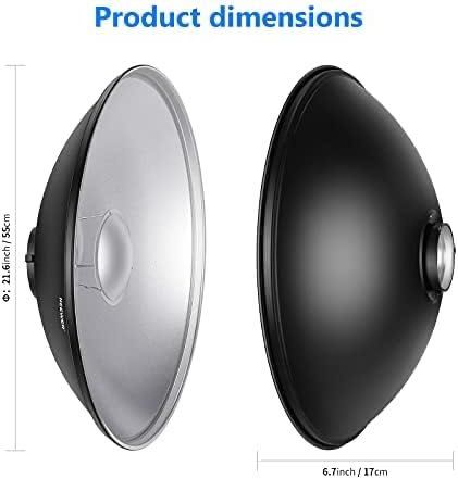 NEEWER 55cm Metall Beauty Dish Bowens Mount / NOU