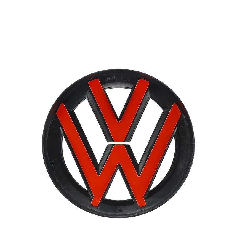 Set 2 Embleme Fata Spate Negru Lucios Volkswagen VW Golf 5 MK5, Glossy