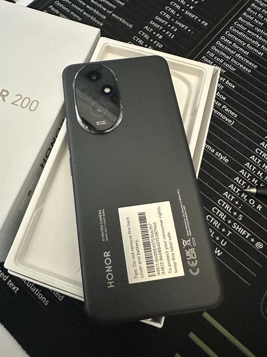 Telefon HONOR 200 5G, 512GB, 12GB RAM, Dual SIM, Black